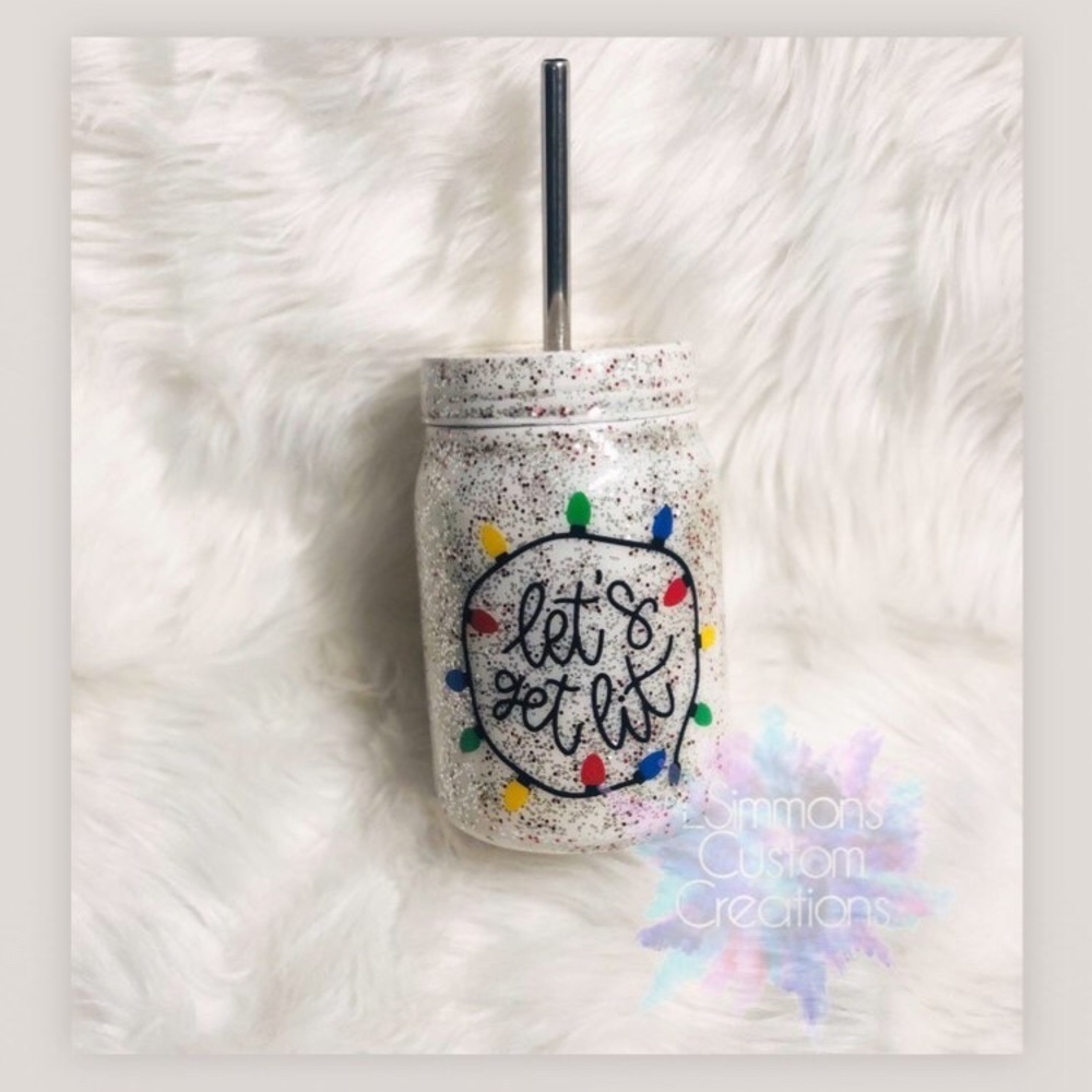 Mason jar tumbler